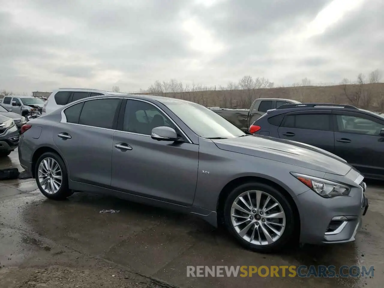 4 Фотография поврежденного автомобиля JN1EV7AR3LM255979 INFINITI Q50 2020