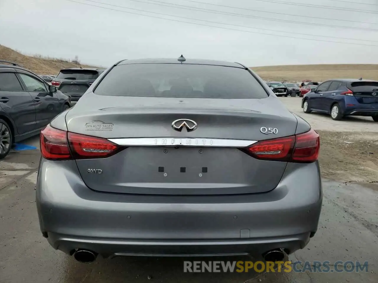6 Фотография поврежденного автомобиля JN1EV7AR3LM255979 INFINITI Q50 2020