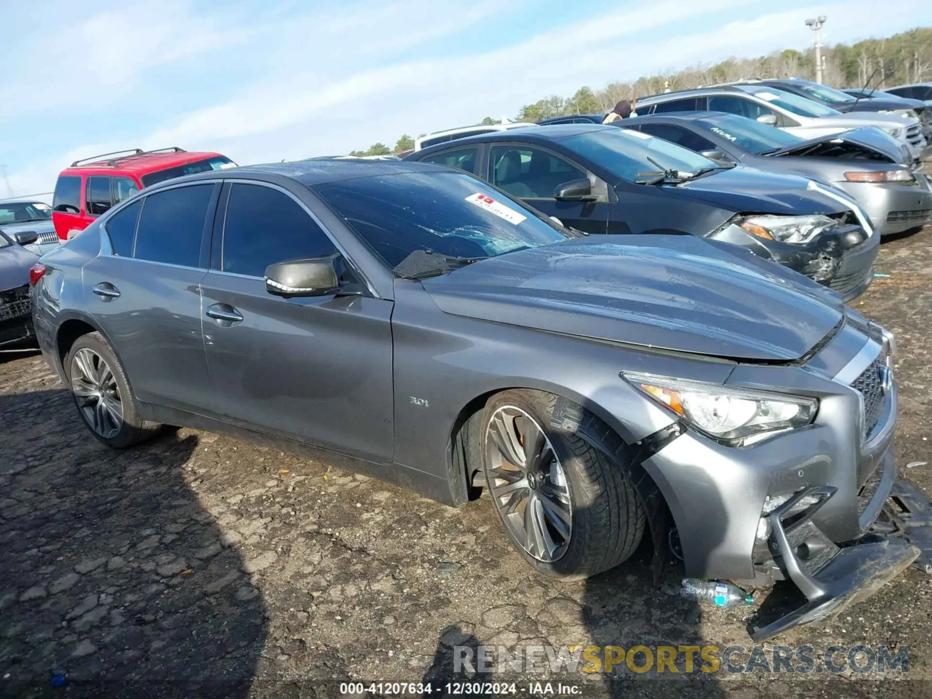 13 Photograph of a damaged car JN1EV7AR4LM253125 INFINITI Q50 2020