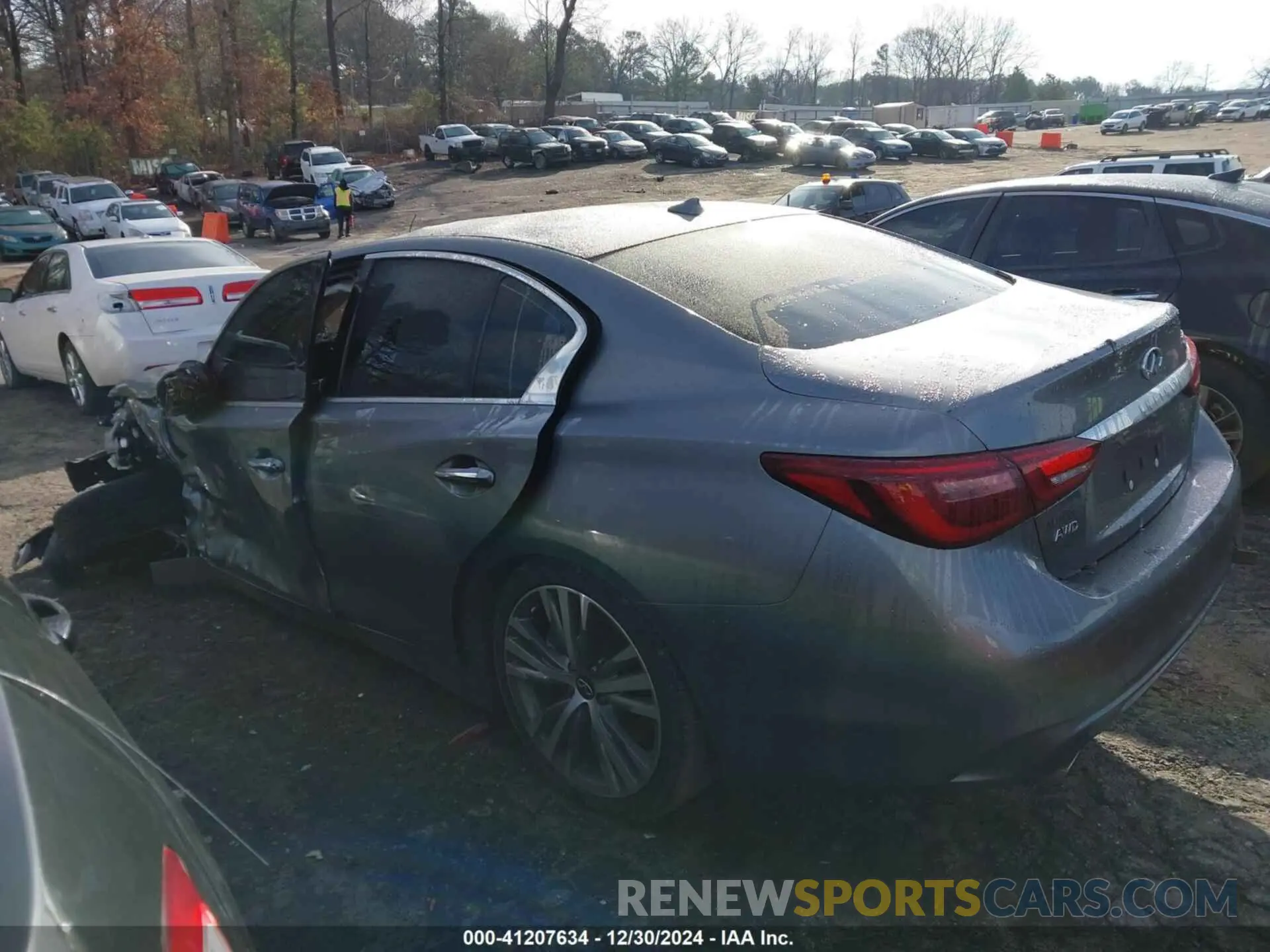 14 Photograph of a damaged car JN1EV7AR4LM253125 INFINITI Q50 2020