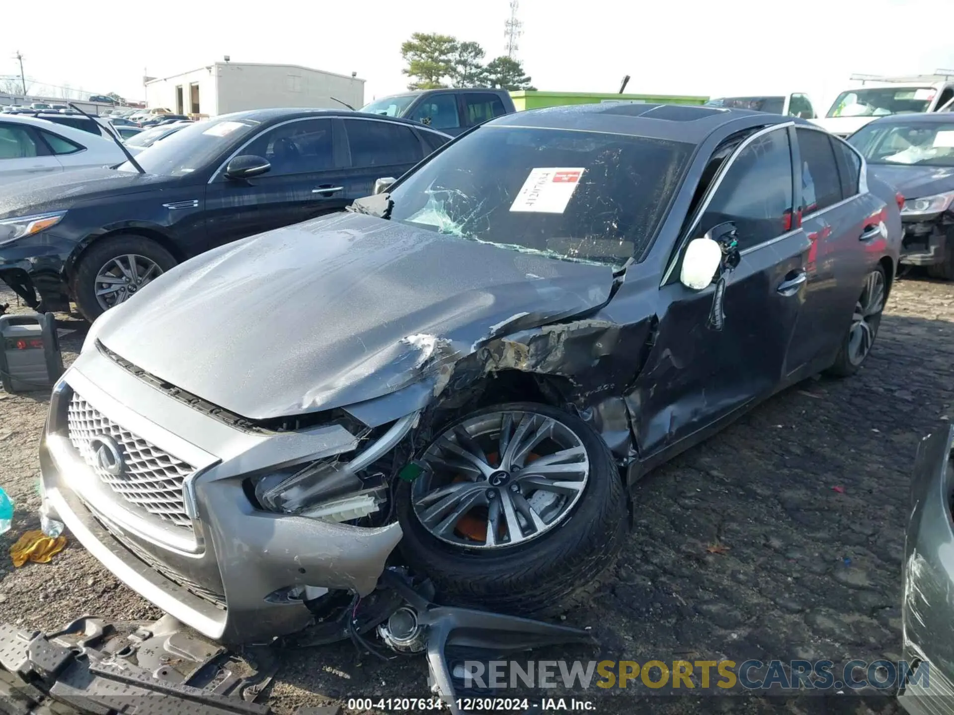 2 Photograph of a damaged car JN1EV7AR4LM253125 INFINITI Q50 2020