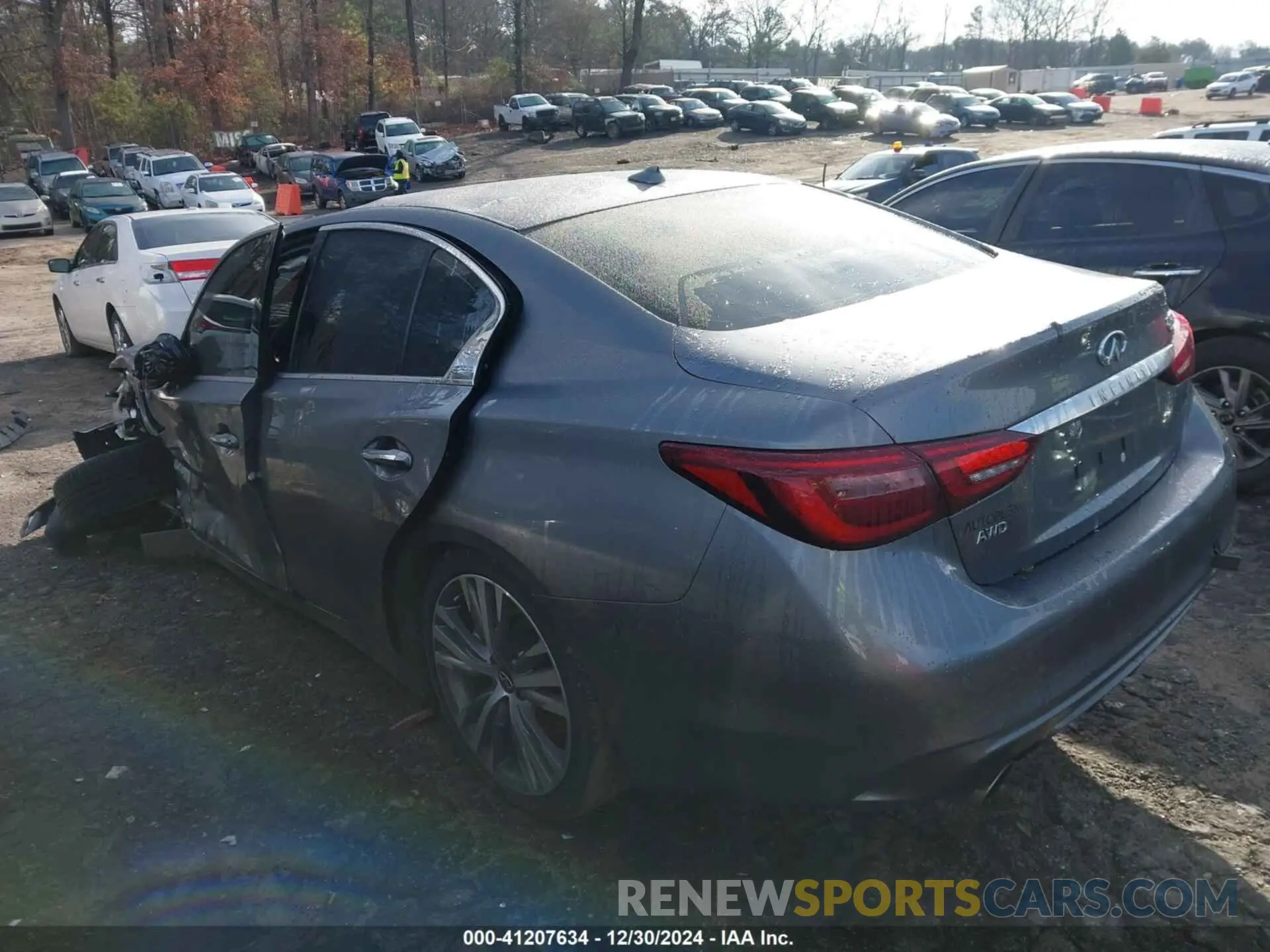 3 Photograph of a damaged car JN1EV7AR4LM253125 INFINITI Q50 2020