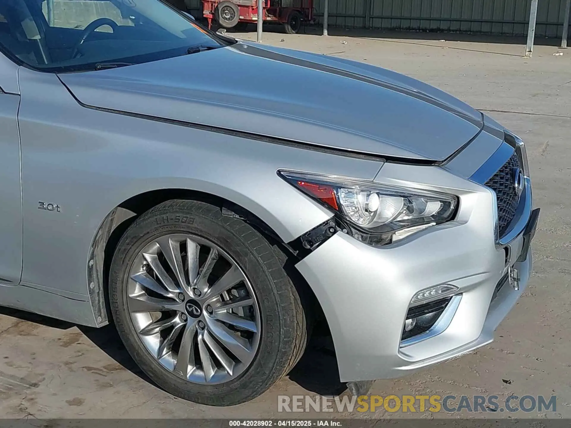 19 Фотография поврежденного автомобиля JN1EV7AR4LM255845 INFINITI Q50 2020