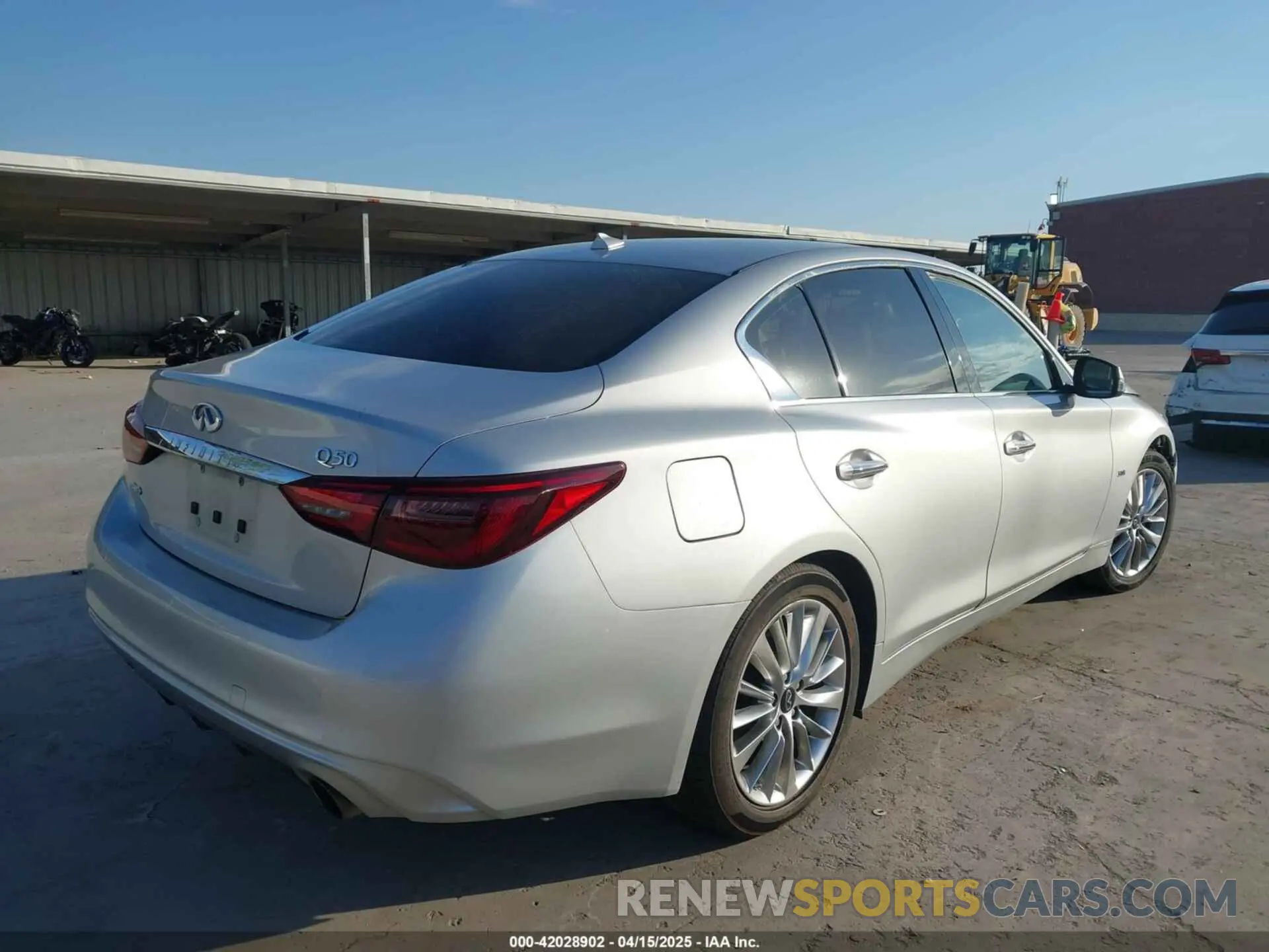 4 Фотография поврежденного автомобиля JN1EV7AR4LM255845 INFINITI Q50 2020