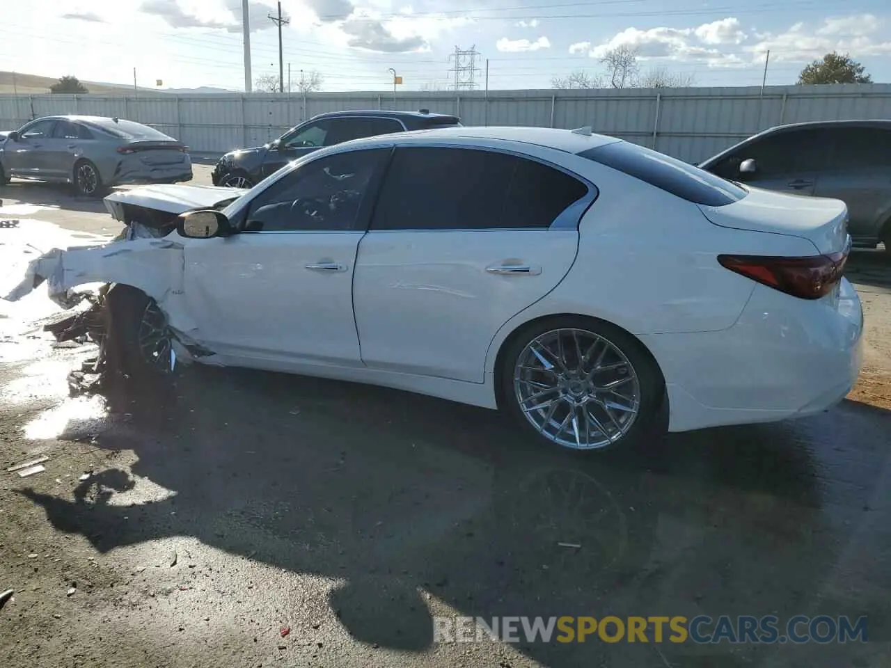 2 Фотография поврежденного автомобиля JN1EV7AR6LM250968 INFINITI Q50 2020
