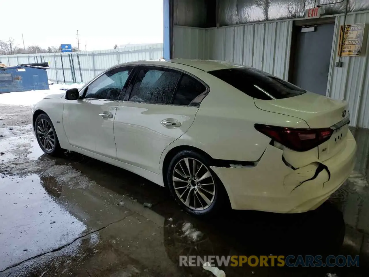 2 Photograph of a damaged car JN1EV7AR6LM256981 INFINITI Q50 2020