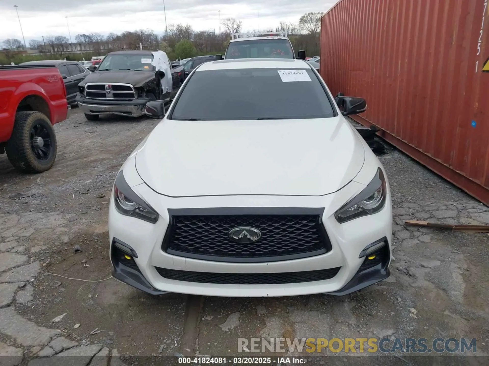 12 Photograph of a damaged car JN1EV7AR7LM250137 INFINITI Q50 2020