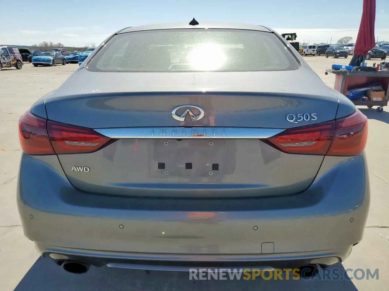 6 Фотография поврежденного автомобиля JN1EV7AR7LM250199 INFINITI Q50 2020