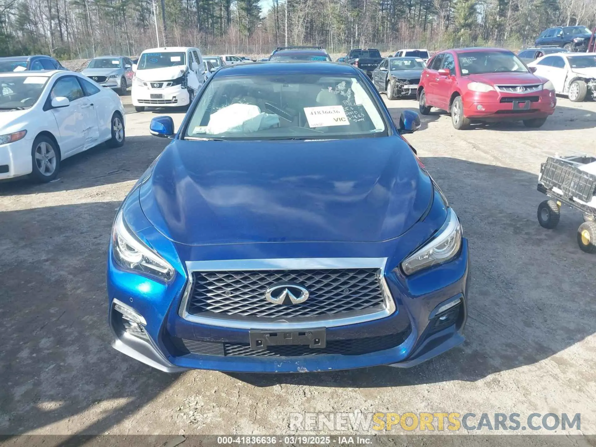 11 Фотография поврежденного автомобиля JN1EV7AR8LM250180 INFINITI Q50 2020