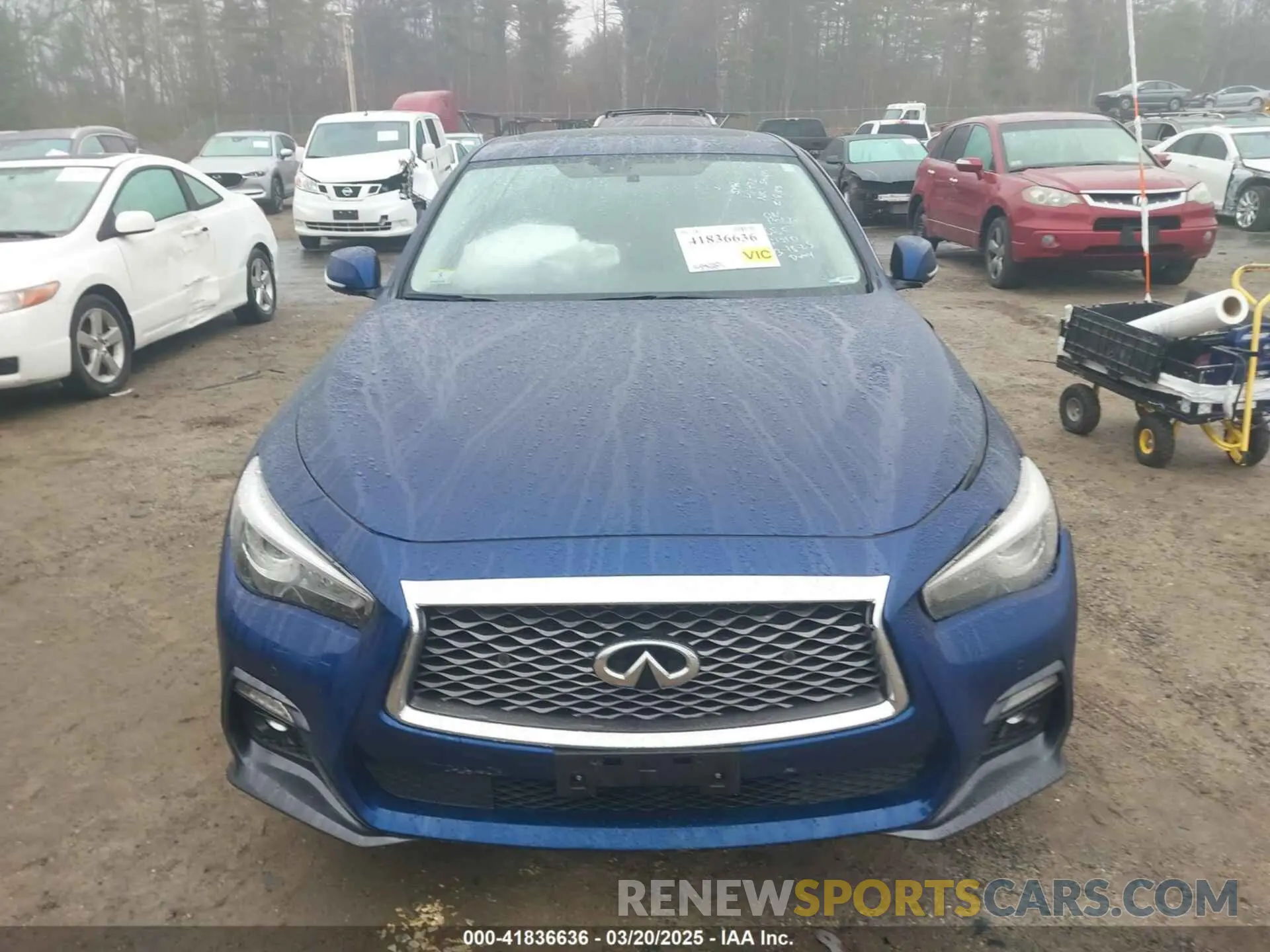 16 Фотография поврежденного автомобиля JN1EV7AR8LM250180 INFINITI Q50 2020