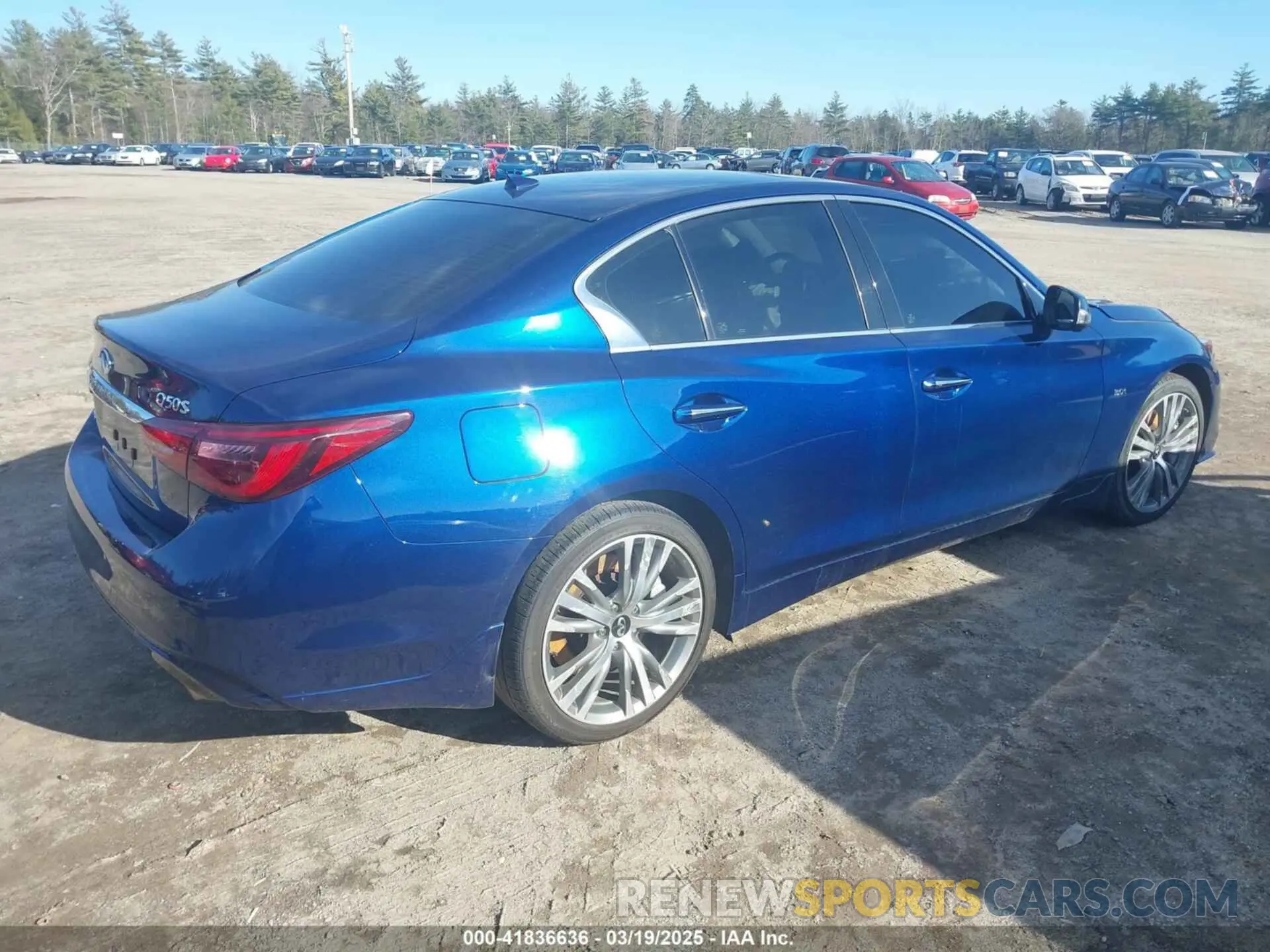 4 Фотография поврежденного автомобиля JN1EV7AR8LM250180 INFINITI Q50 2020