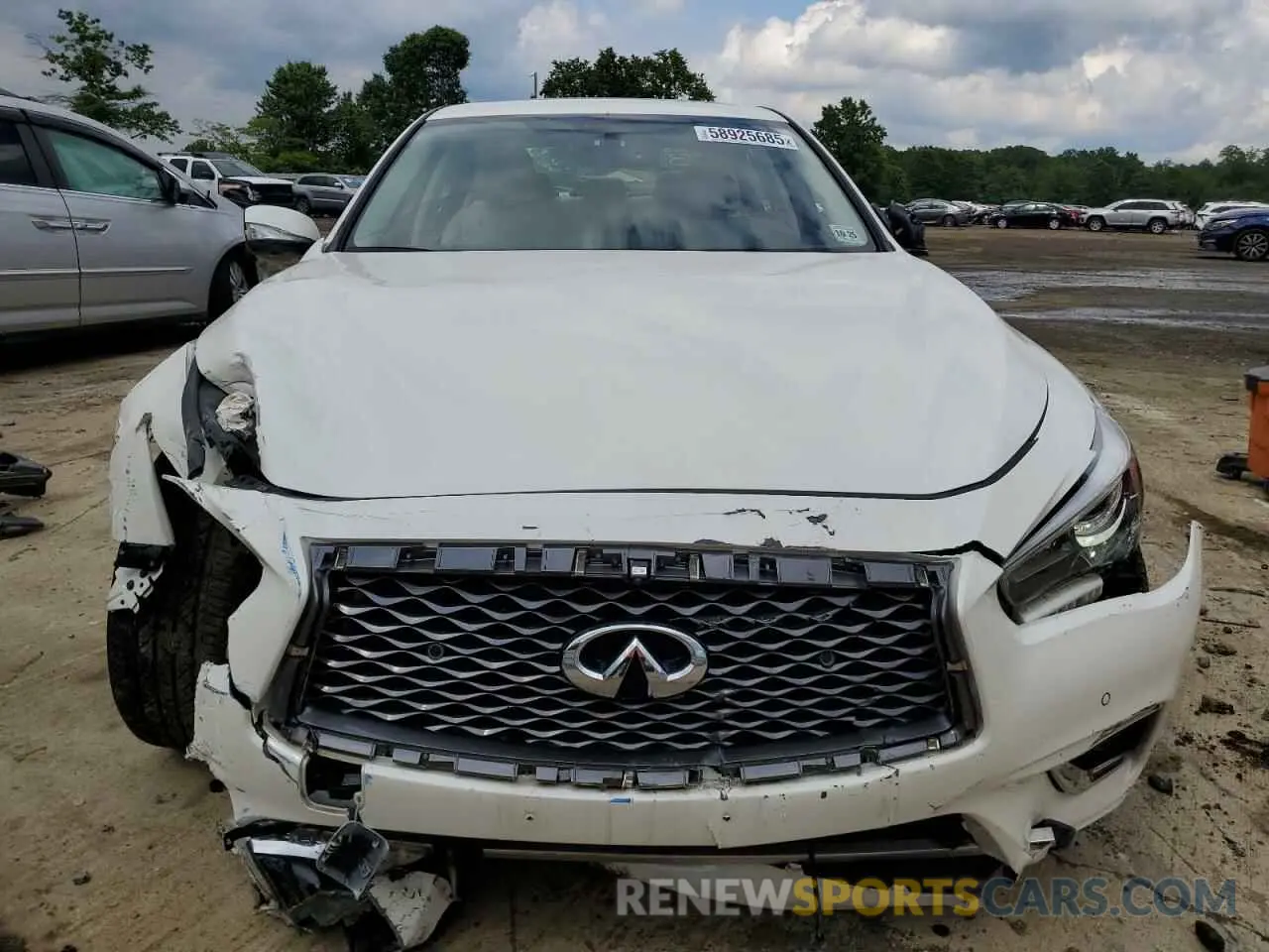 5 Photograph of a damaged car JN1EV7AR8LM252625 INFINITI Q50 2020