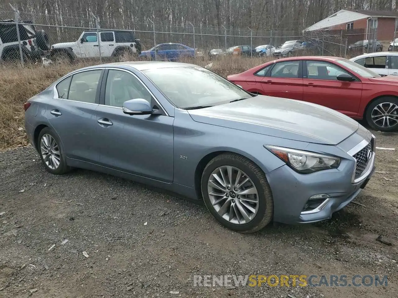 4 Фотография поврежденного автомобиля JN1EV7AR8LM253449 INFINITI Q50 2020