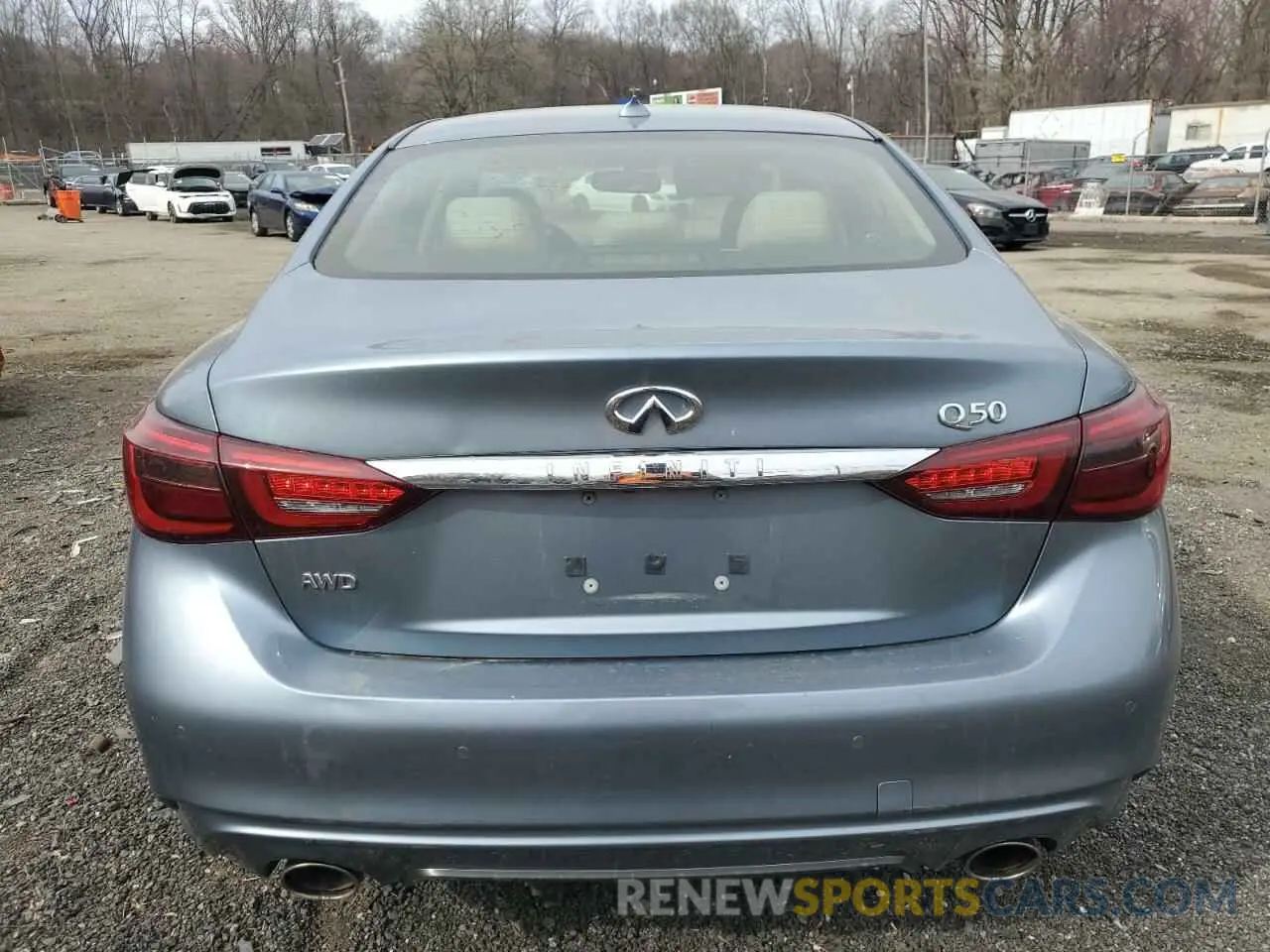 6 Фотография поврежденного автомобиля JN1EV7AR8LM253449 INFINITI Q50 2020