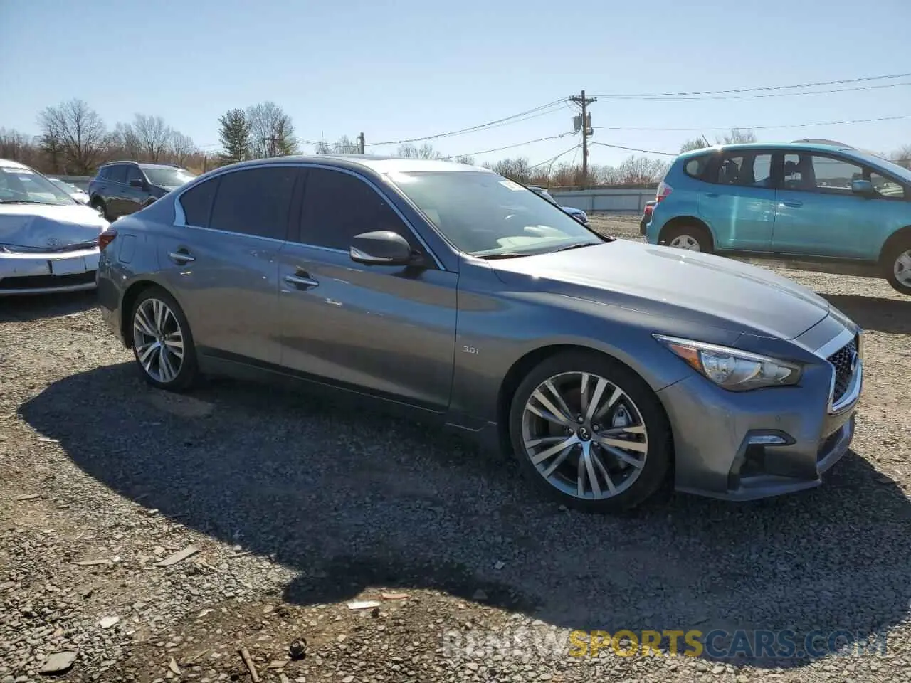 4 Фотография поврежденного автомобиля JN1EV7AR8LM254097 INFINITI Q50 2020