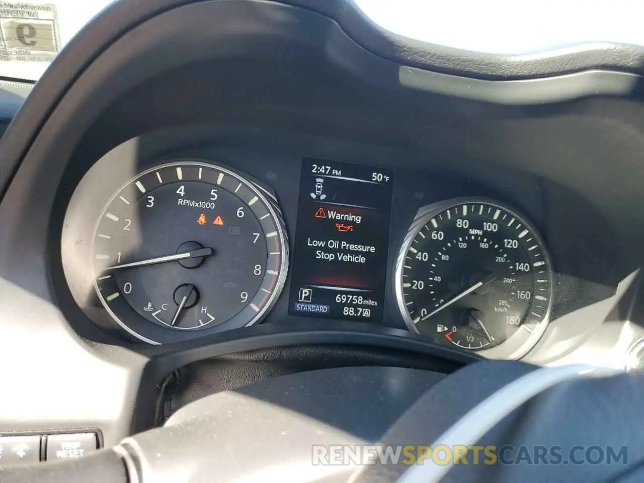 9 Фотография поврежденного автомобиля JN1EV7AR8LM254097 INFINITI Q50 2020