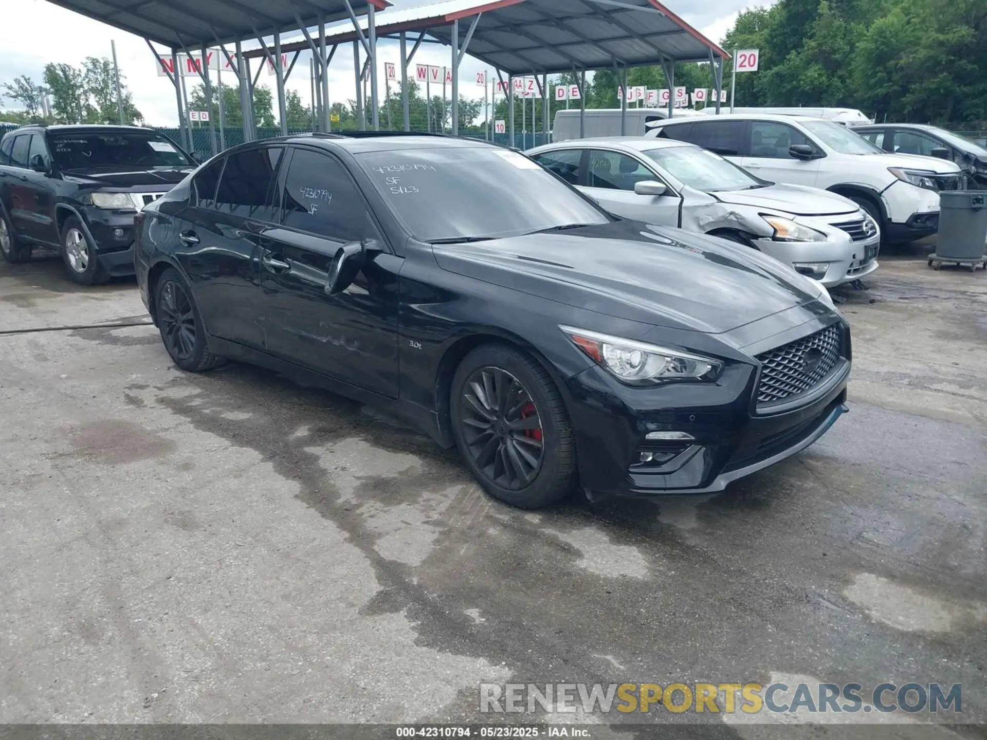 1 Фотография поврежденного автомобиля JN1EV7AR8LM255637 INFINITI Q50 2020