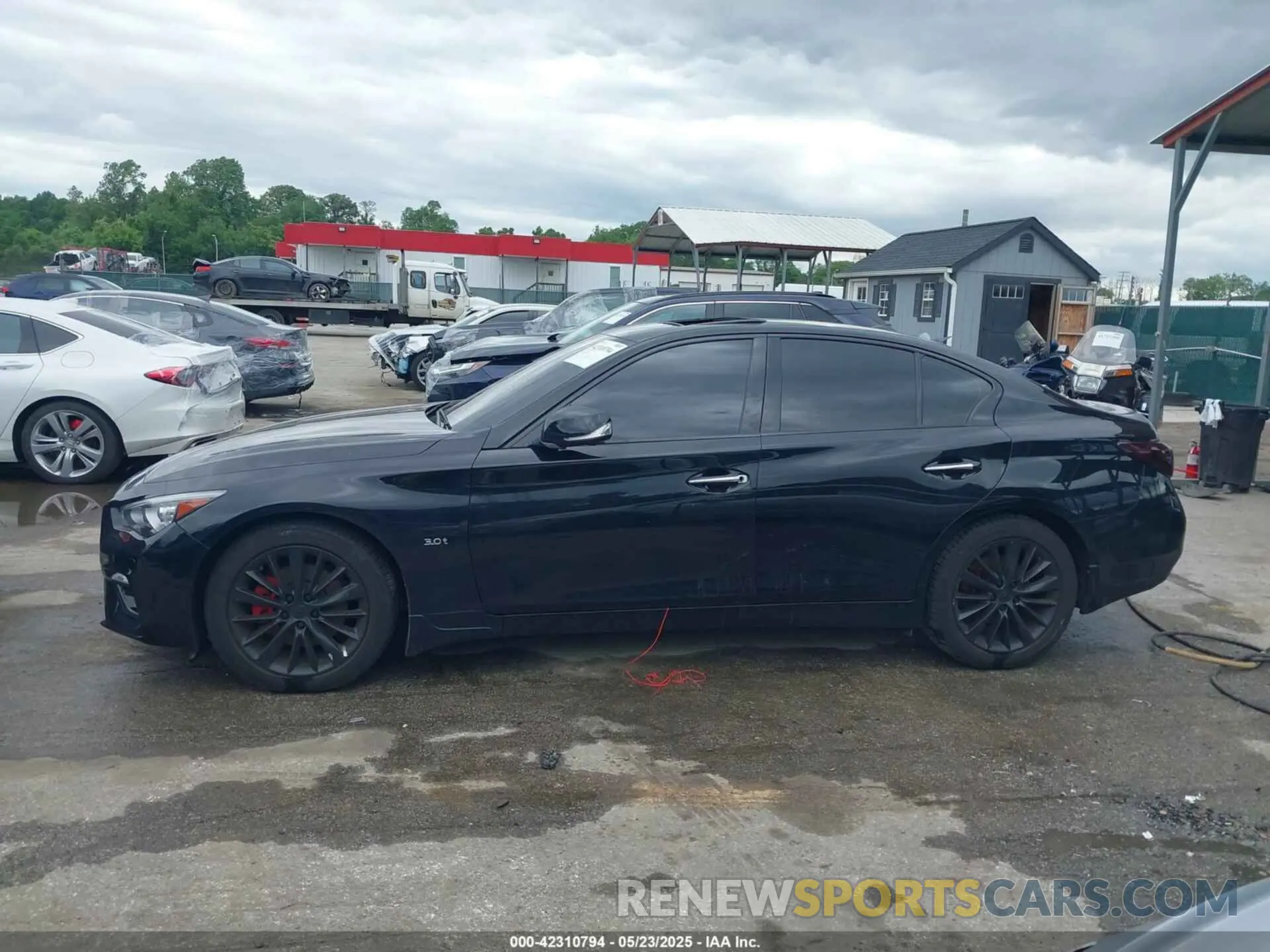 13 Фотография поврежденного автомобиля JN1EV7AR8LM255637 INFINITI Q50 2020