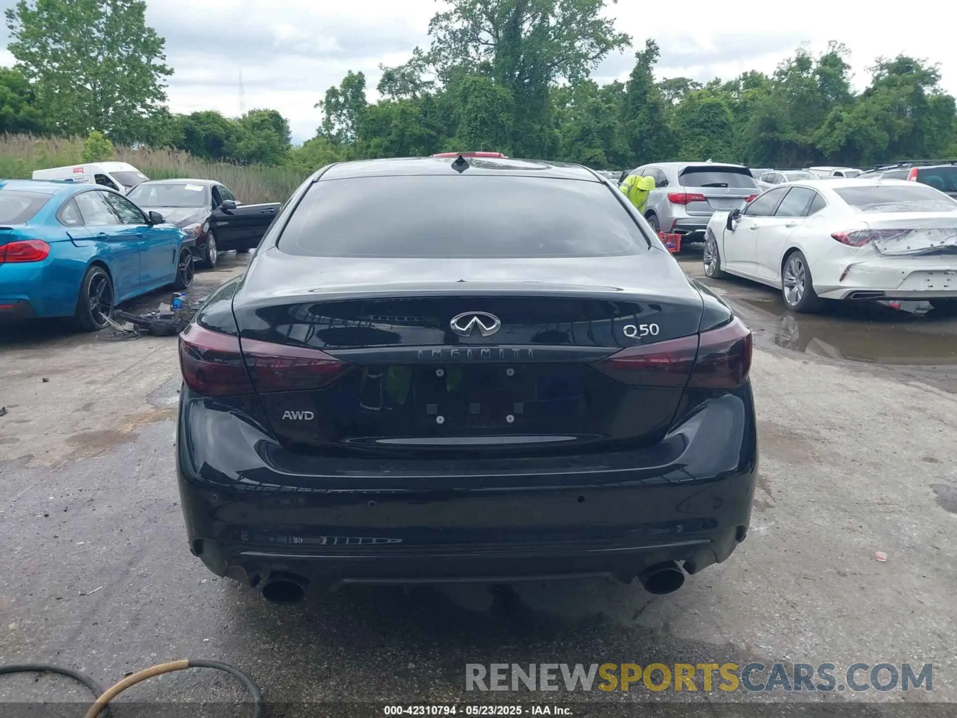 15 Фотография поврежденного автомобиля JN1EV7AR8LM255637 INFINITI Q50 2020