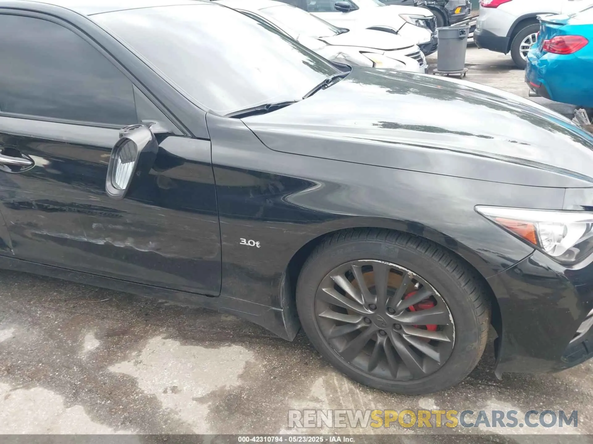 6 Фотография поврежденного автомобиля JN1EV7AR8LM255637 INFINITI Q50 2020
