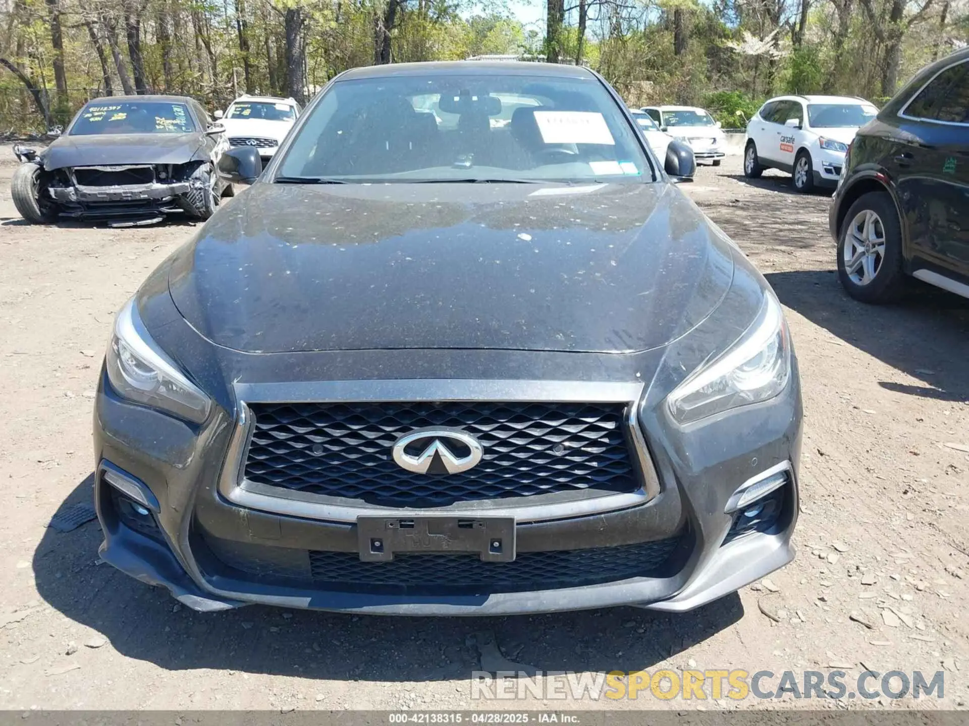 12 Фотография поврежденного автомобиля JN1EV7AR8LM256156 INFINITI Q50 2020