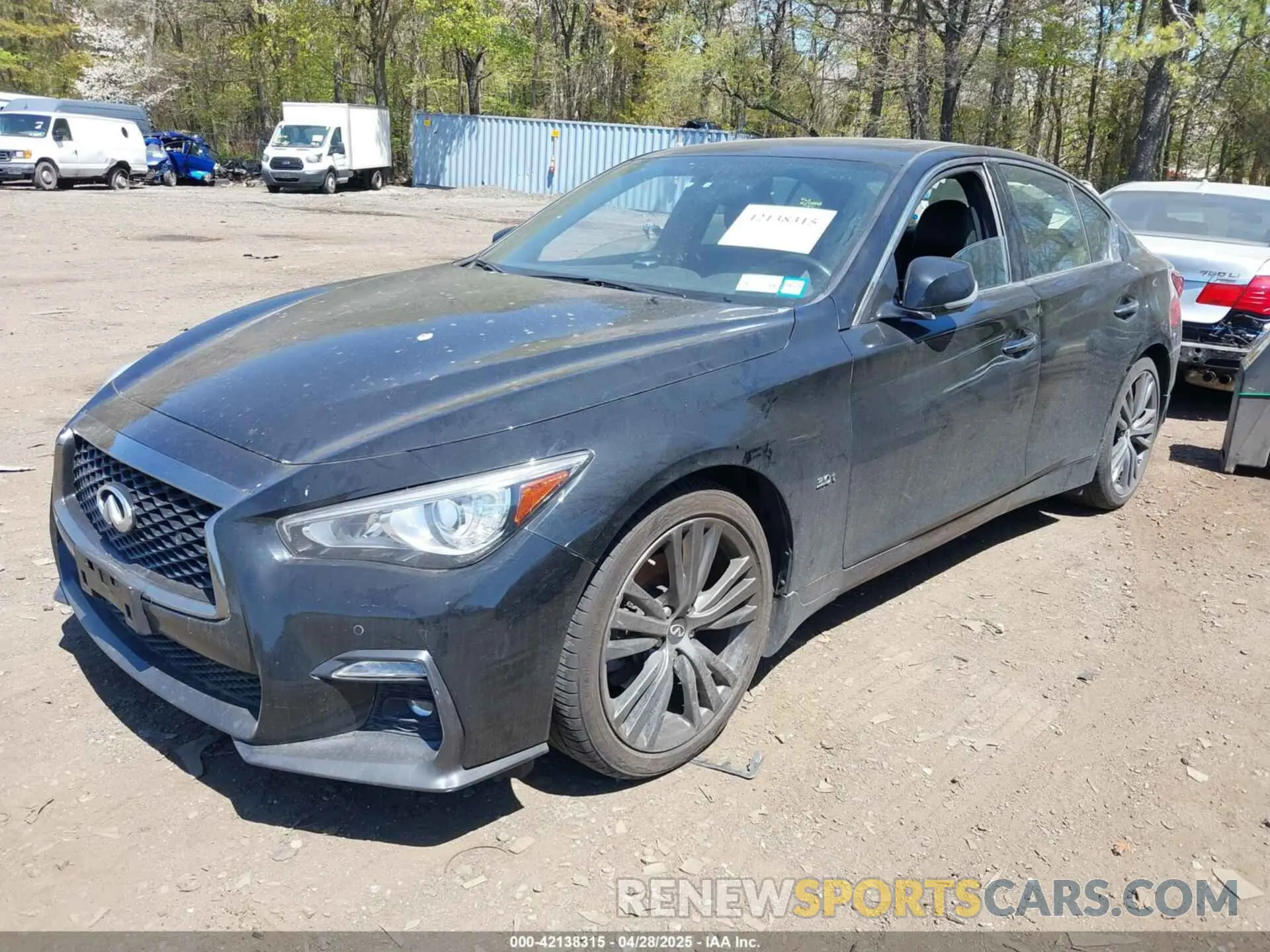 2 Фотография поврежденного автомобиля JN1EV7AR8LM256156 INFINITI Q50 2020