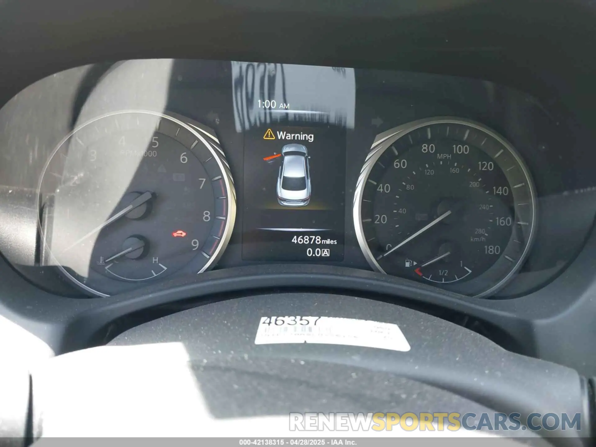 7 Фотография поврежденного автомобиля JN1EV7AR8LM256156 INFINITI Q50 2020