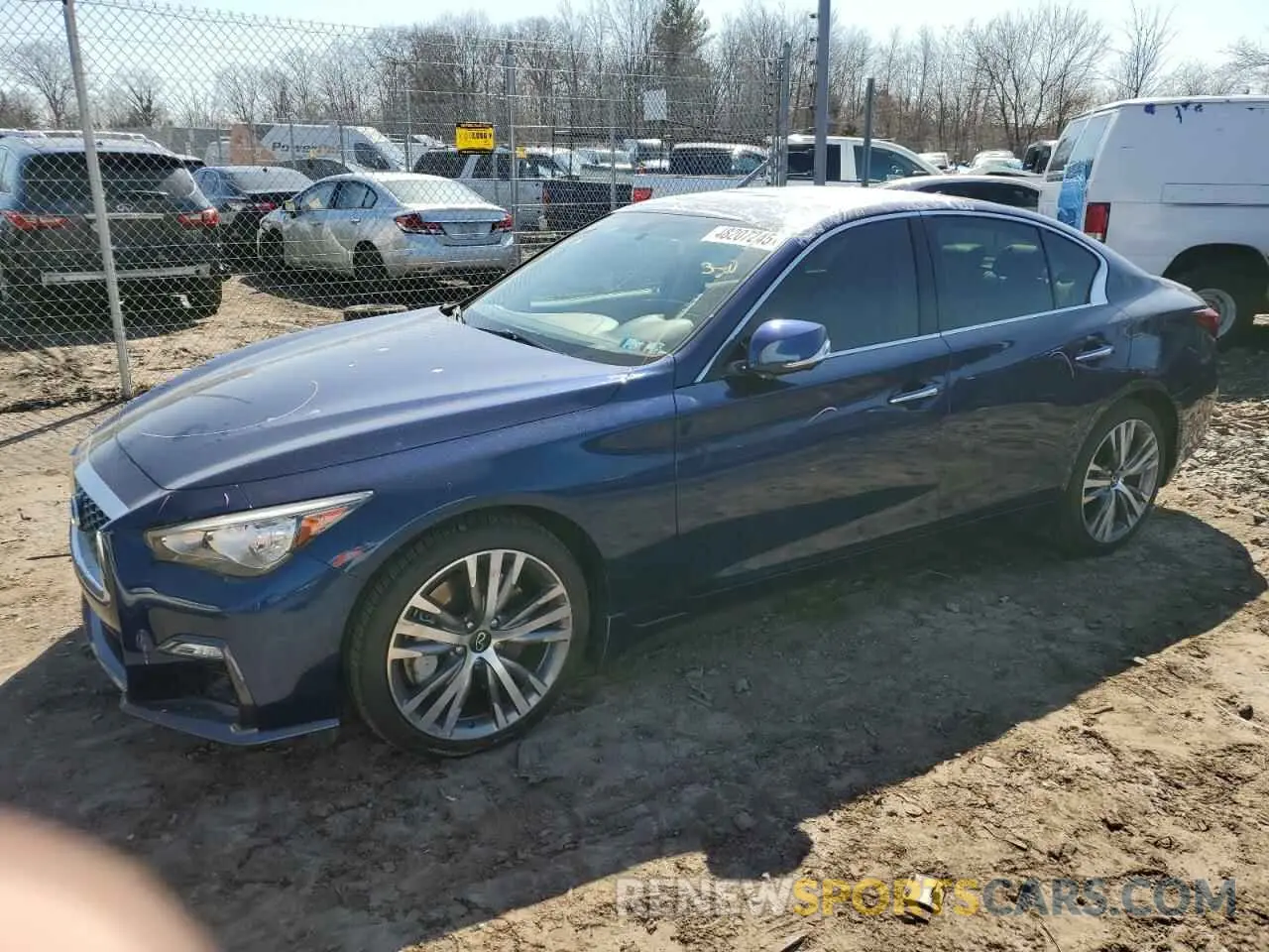 1 Photograph of a damaged car JN1EV7AR9LM254089 INFINITI Q50 2020