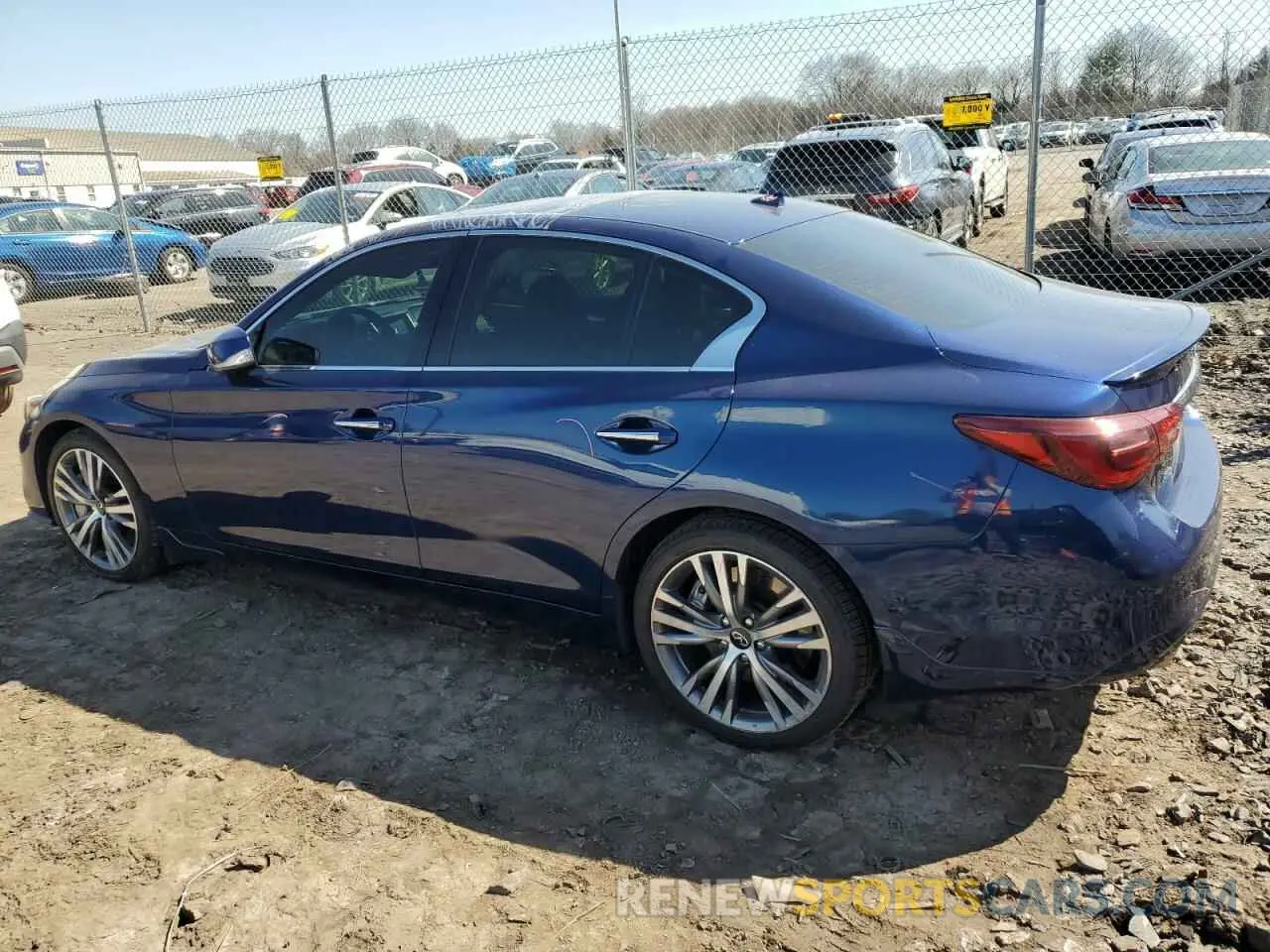 2 Photograph of a damaged car JN1EV7AR9LM254089 INFINITI Q50 2020