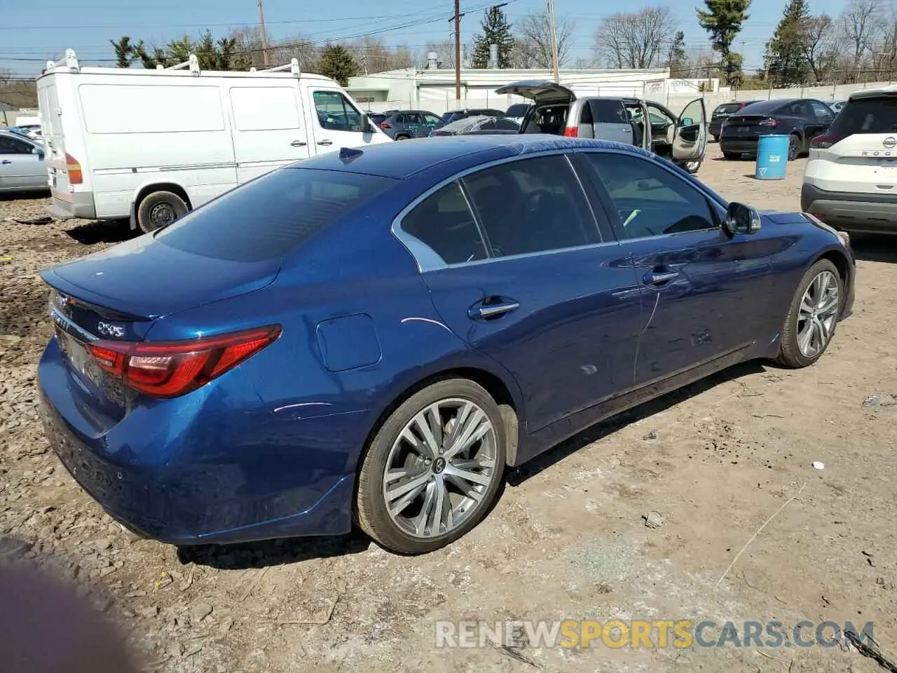 3 Photograph of a damaged car JN1EV7AR9LM254089 INFINITI Q50 2020