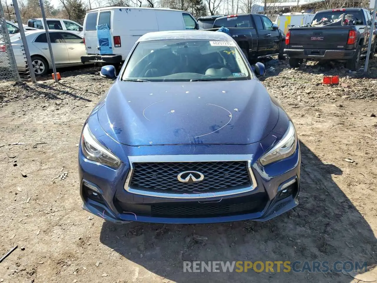 5 Photograph of a damaged car JN1EV7AR9LM254089 INFINITI Q50 2020