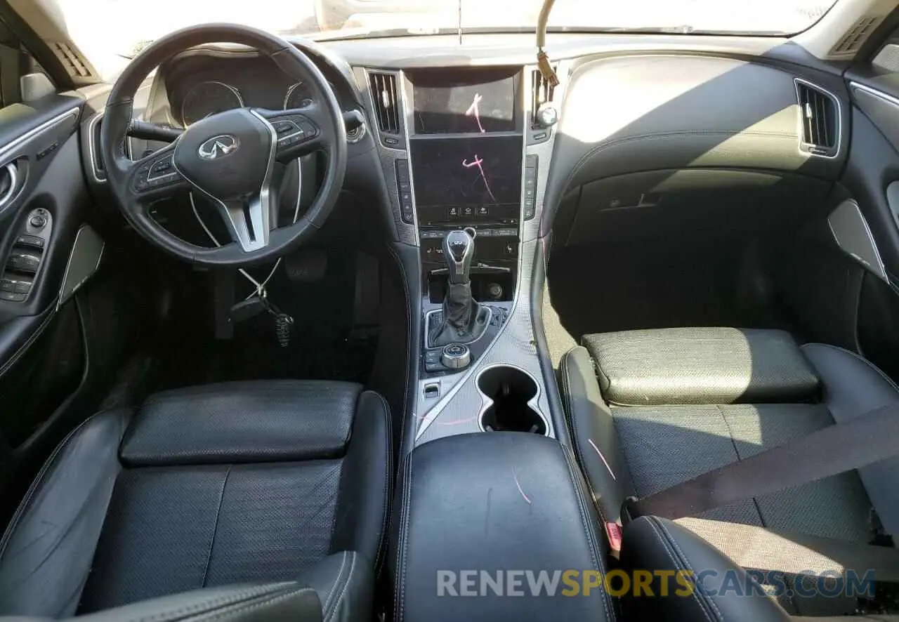 8 Photograph of a damaged car JN1EV7AR9LM254089 INFINITI Q50 2020