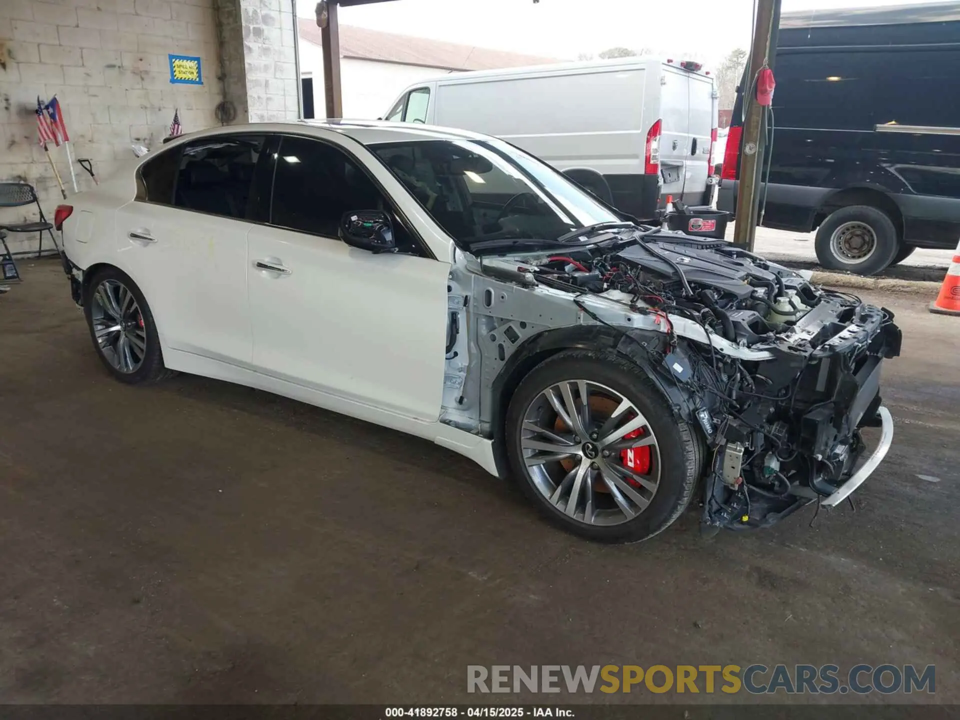 1 Фотография поврежденного автомобиля JN1EV7AR9LM254187 INFINITI Q50 2020