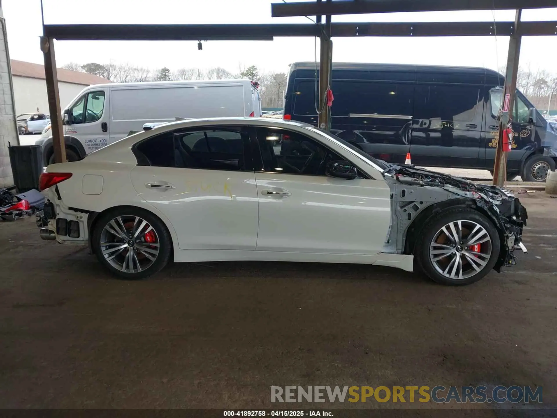 14 Фотография поврежденного автомобиля JN1EV7AR9LM254187 INFINITI Q50 2020