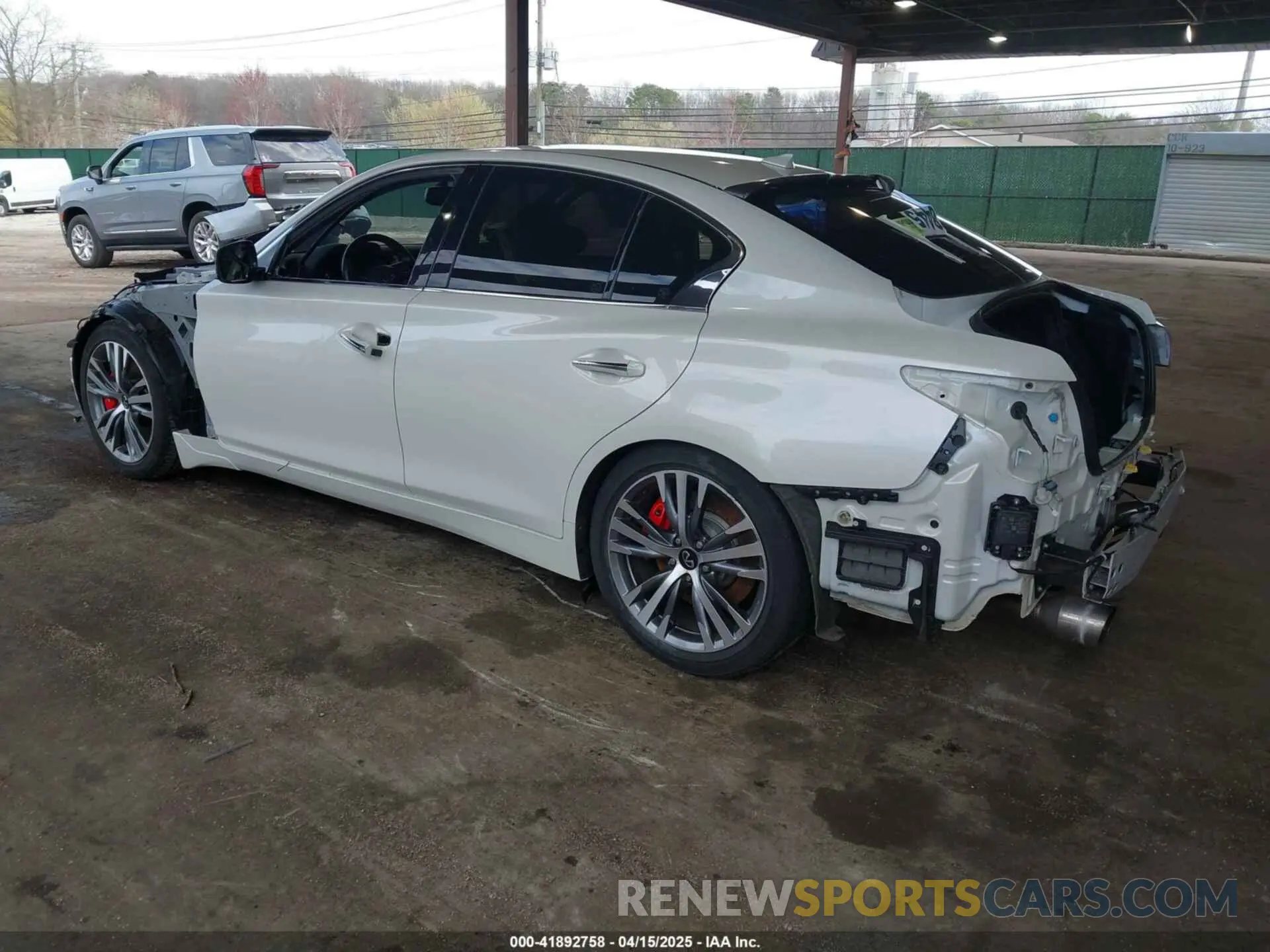 3 Фотография поврежденного автомобиля JN1EV7AR9LM254187 INFINITI Q50 2020