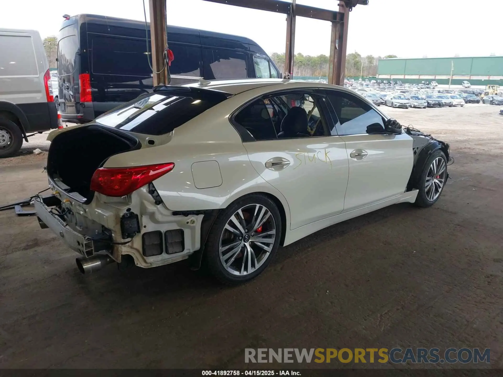 4 Фотография поврежденного автомобиля JN1EV7AR9LM254187 INFINITI Q50 2020