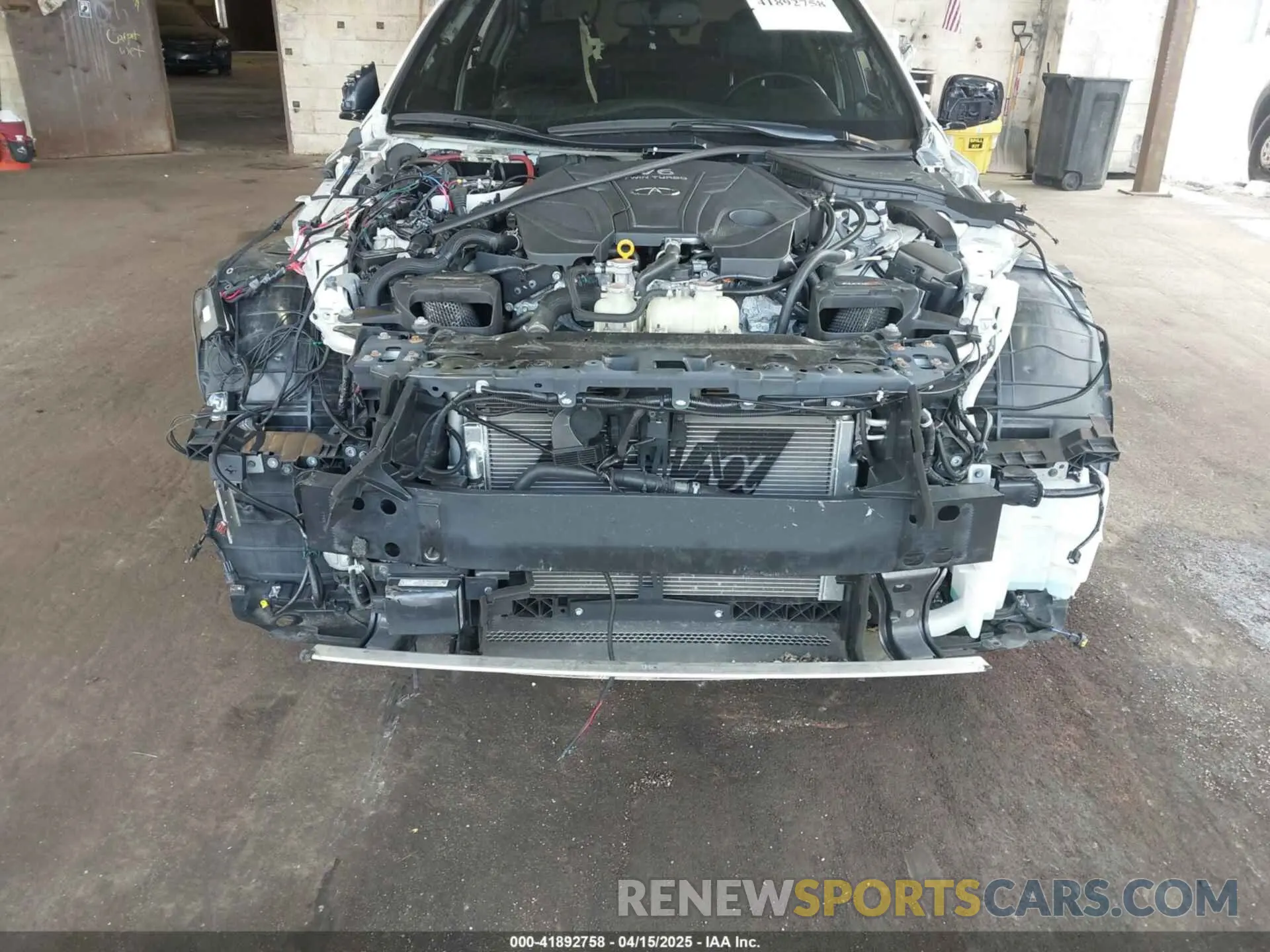 6 Фотография поврежденного автомобиля JN1EV7AR9LM254187 INFINITI Q50 2020