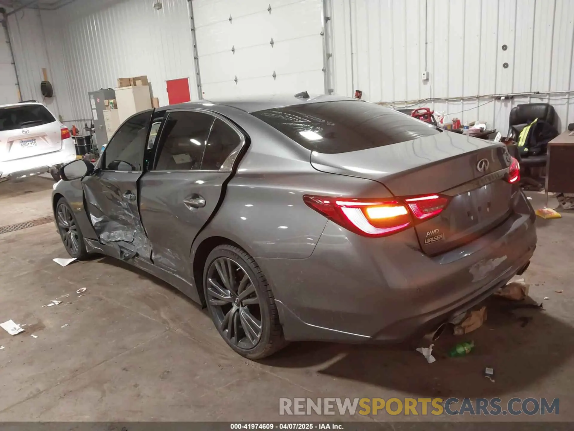 3 Фотография поврежденного автомобиля JN1EV7AR9LM256666 INFINITI Q50 2020