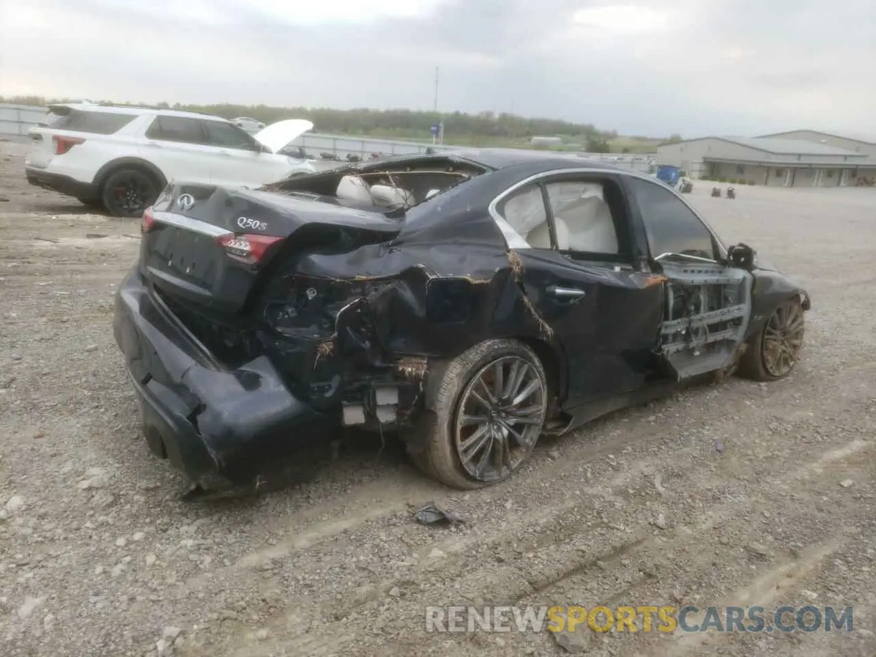 3 Фотография поврежденного автомобиля JN1FV7AP6LM630007 INFINITI Q50 2020