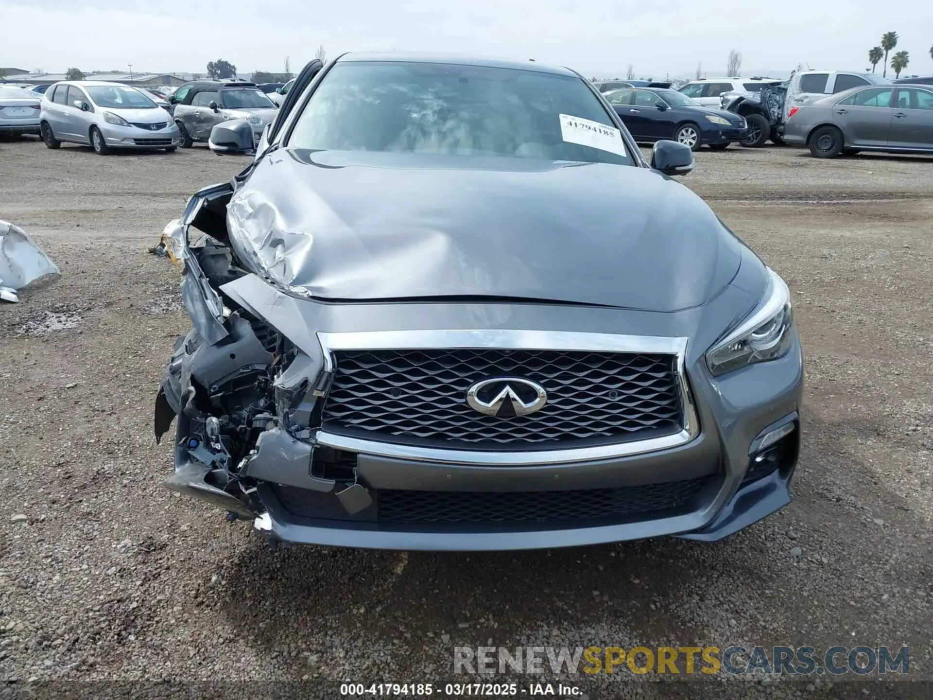 13 Фотография поврежденного автомобиля JN1FV7AP9LM630132 INFINITI Q50 2020
