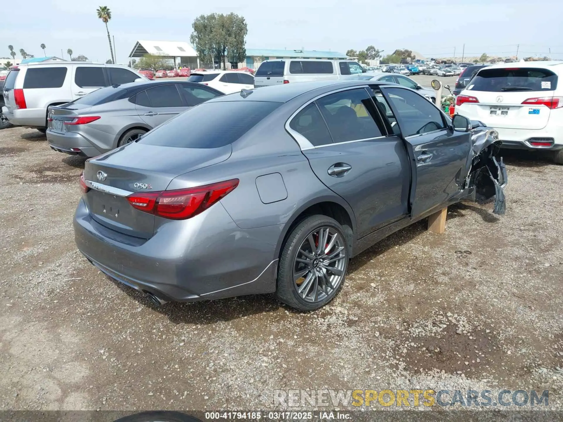 4 Фотография поврежденного автомобиля JN1FV7AP9LM630132 INFINITI Q50 2020