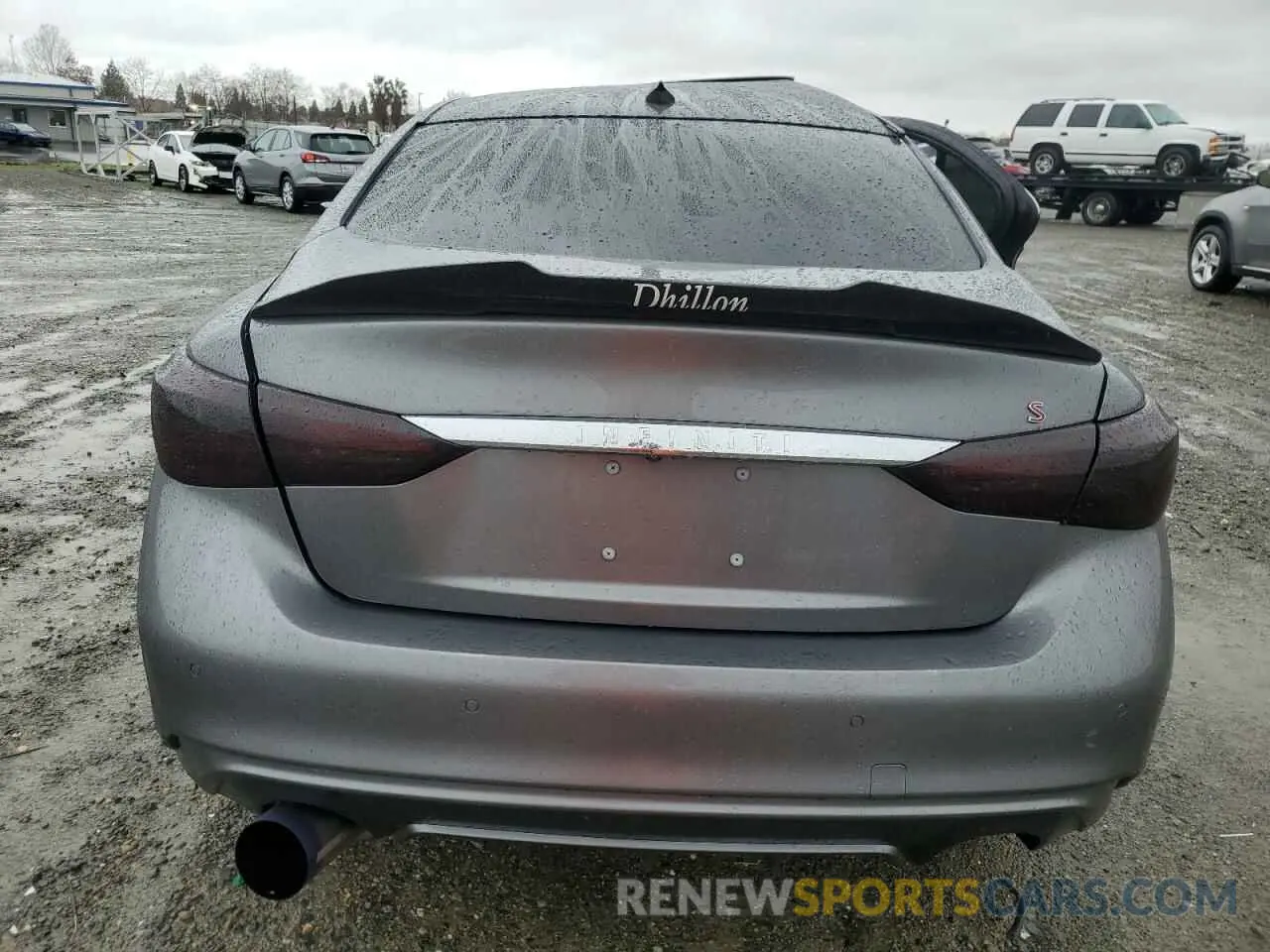 6 Photograph of a damaged car JN1FV7APXLM630723 INFINITI Q50 2020