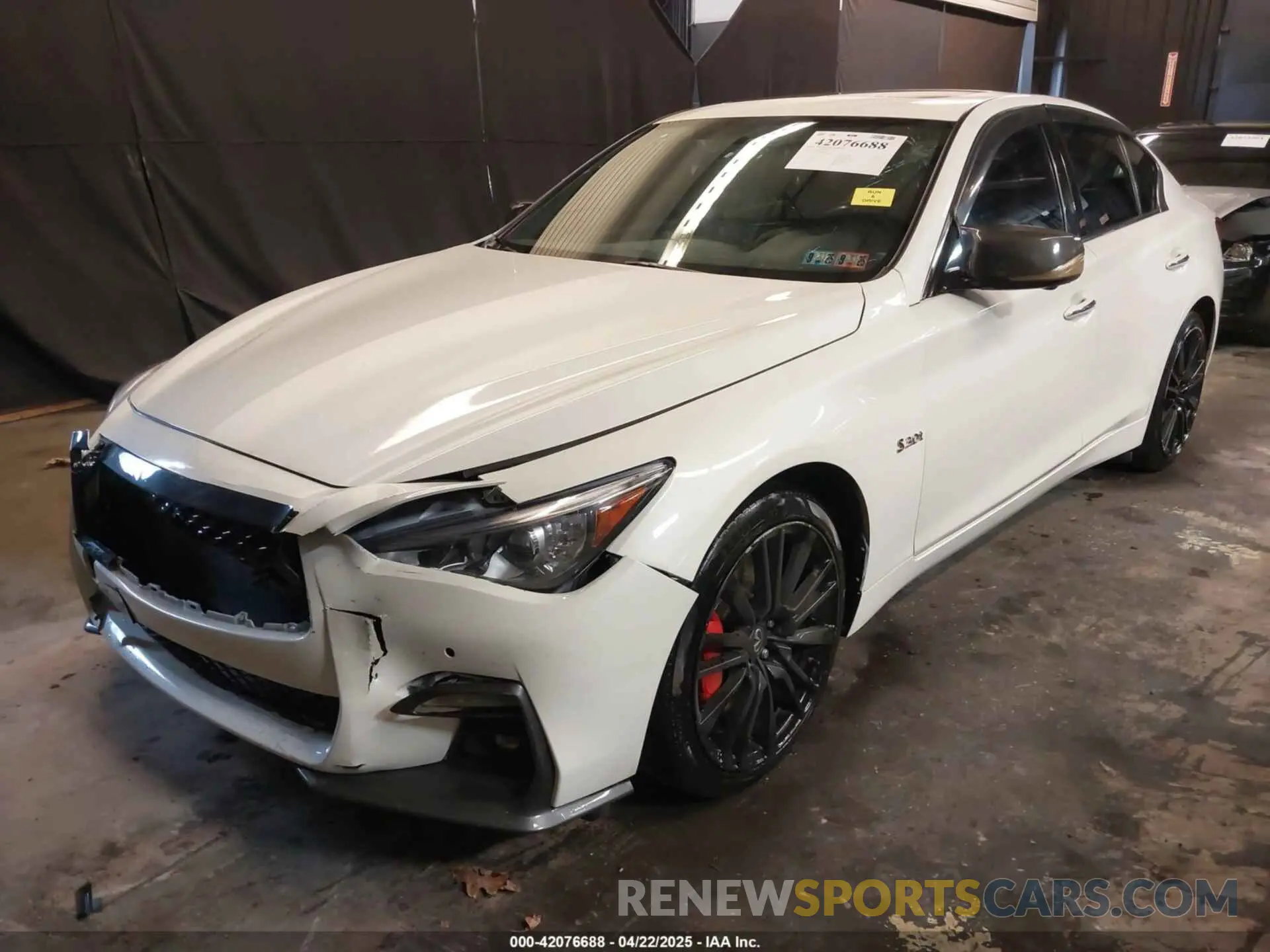 2 Фотография поврежденного автомобиля JN1FV7AR9LM660314 INFINITI Q50 2020