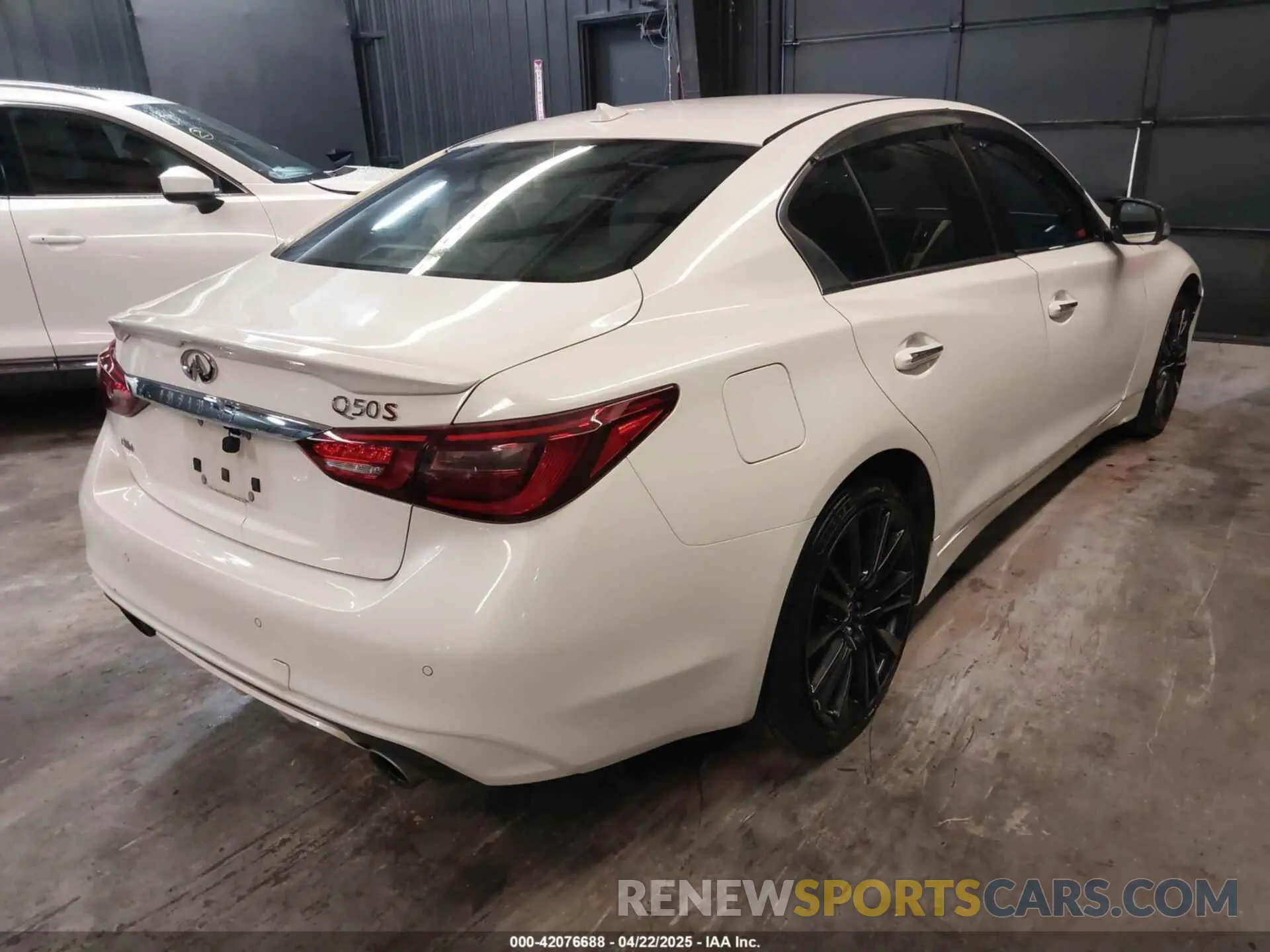 4 Фотография поврежденного автомобиля JN1FV7AR9LM660314 INFINITI Q50 2020