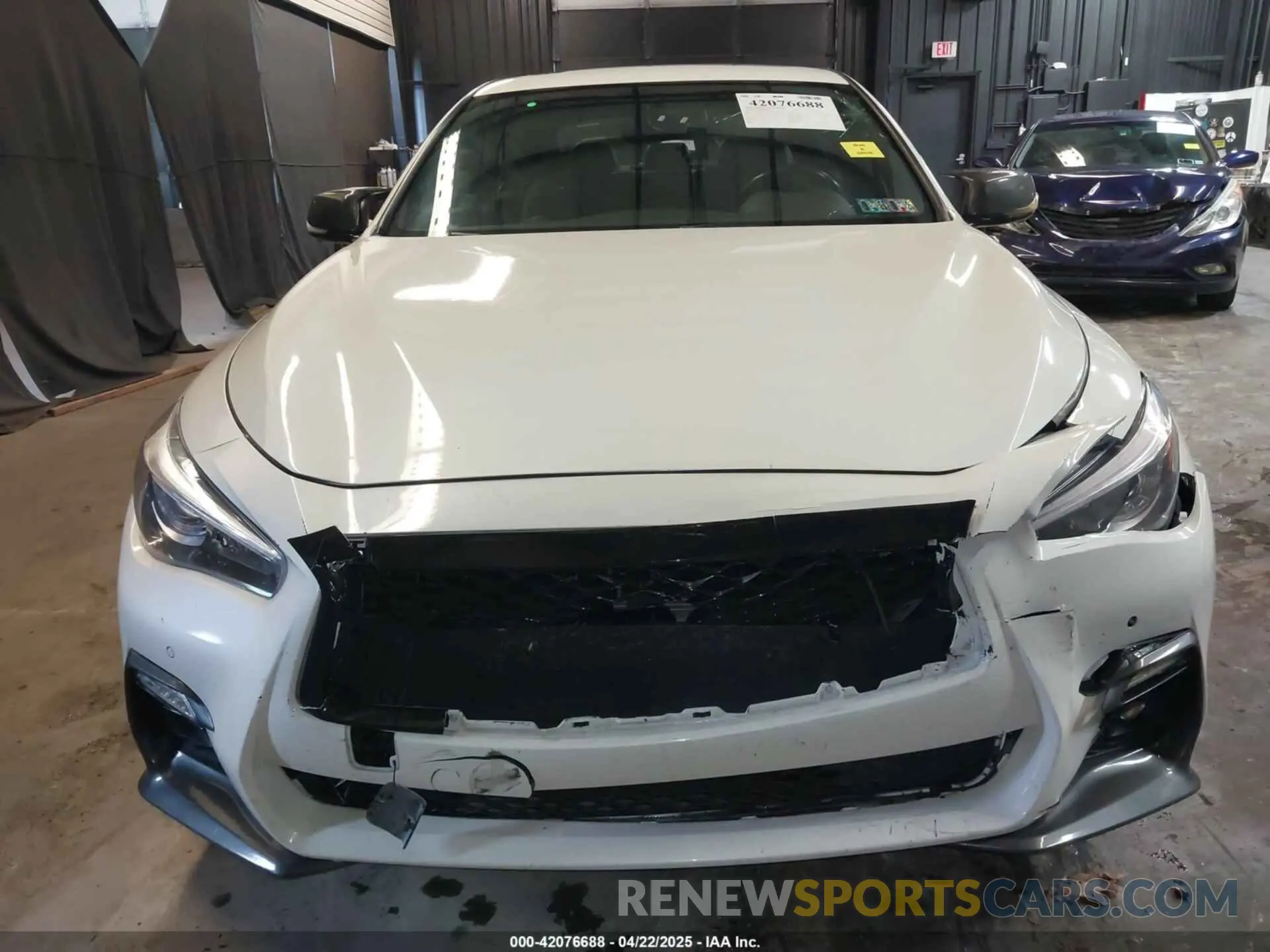 6 Фотография поврежденного автомобиля JN1FV7AR9LM660314 INFINITI Q50 2020