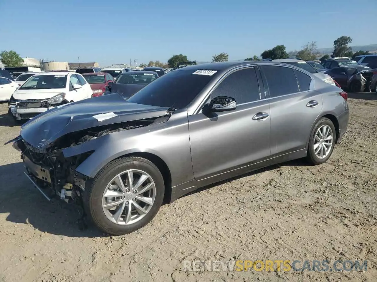 1 Фотография поврежденного автомобиля JN1EV7AP9MM704145 INFINITI Q50 2021
