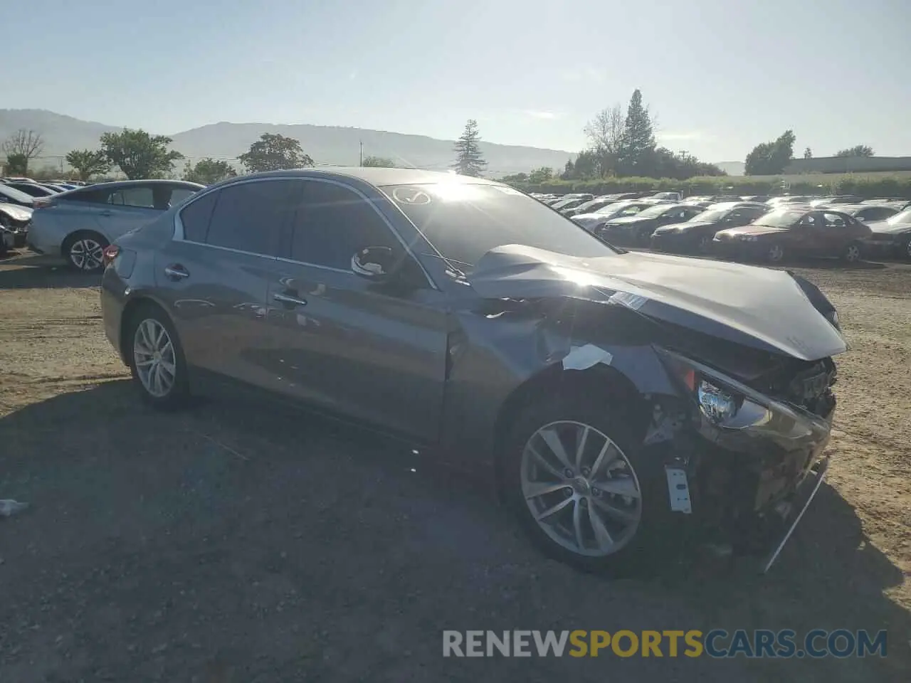 4 Фотография поврежденного автомобиля JN1EV7AP9MM704145 INFINITI Q50 2021