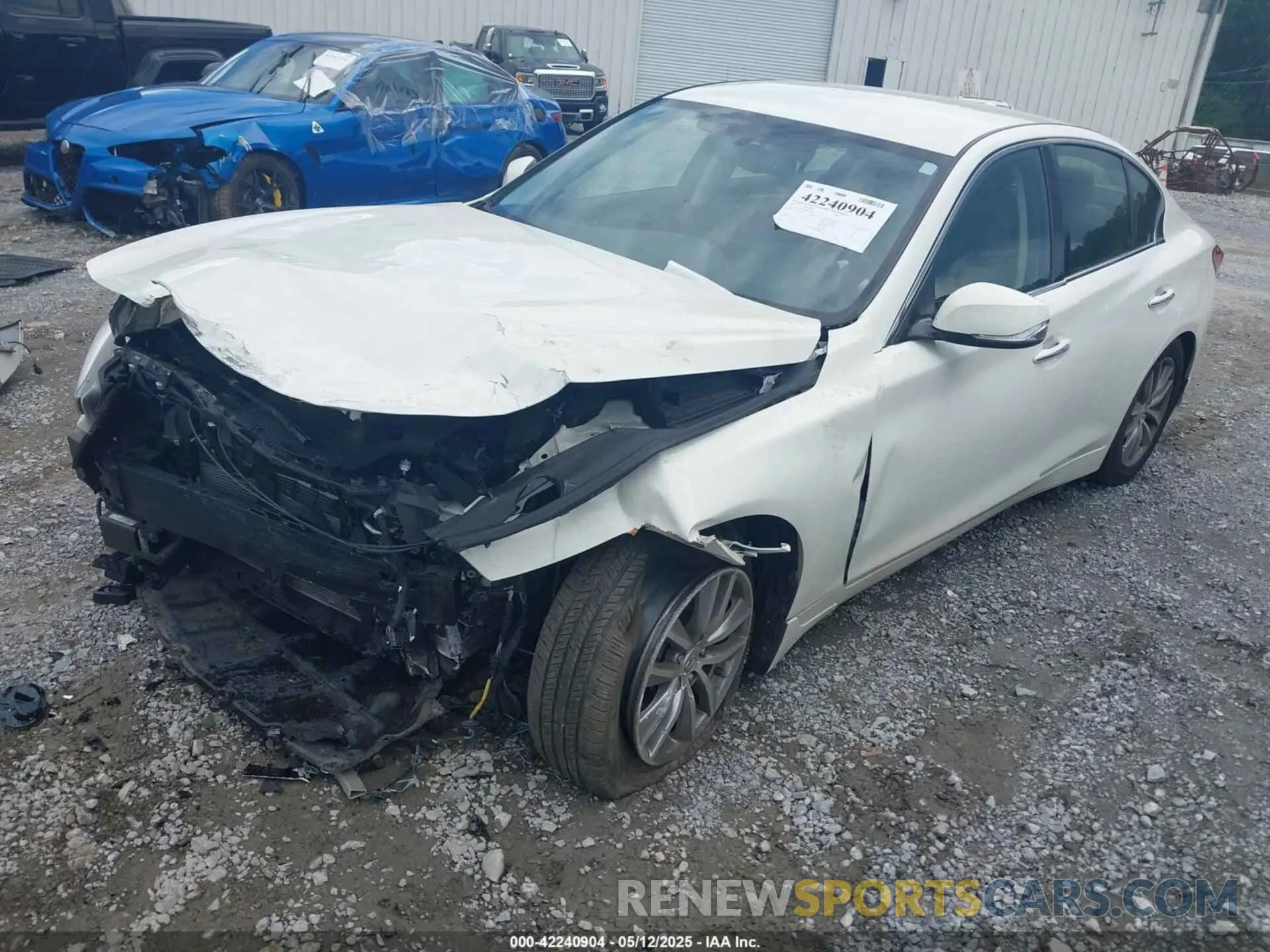 2 Фотография поврежденного автомобиля JN1EV7APXMM700248 INFINITI Q50 2021
