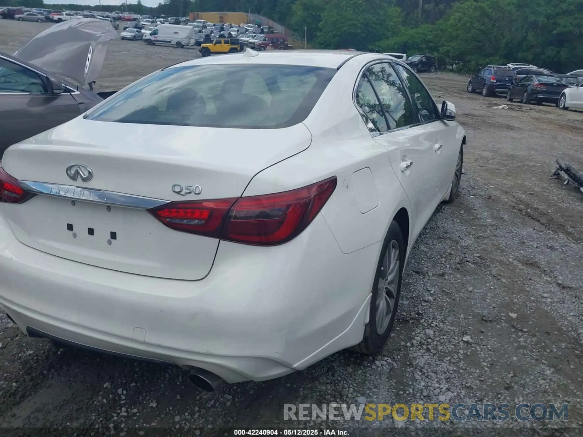 4 Фотография поврежденного автомобиля JN1EV7APXMM700248 INFINITI Q50 2021