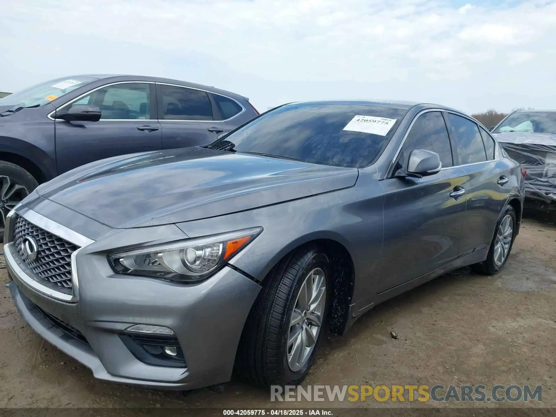 2 Фотография поврежденного автомобиля JN1EV7AR0MM753915 INFINITI Q50 2021